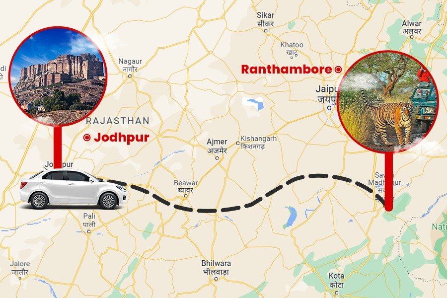 JODHPUR TO RANTHAMBHOR TAXI